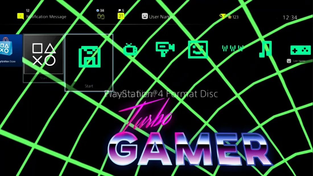 1980 Turbo Gamer Dynamic Theme