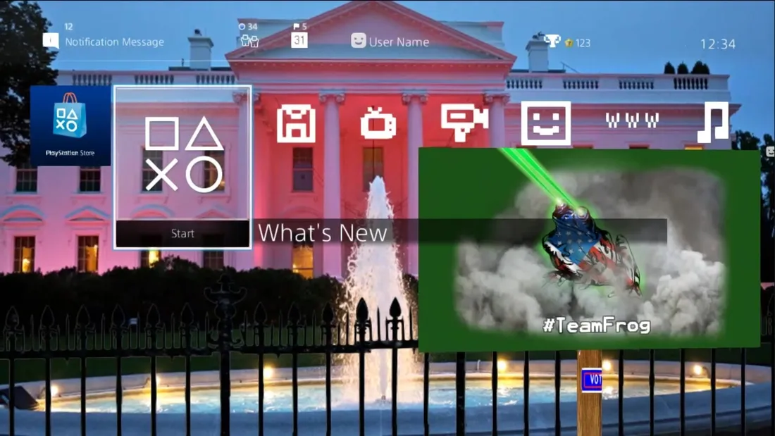 TeamFrog Dynamic Theme
