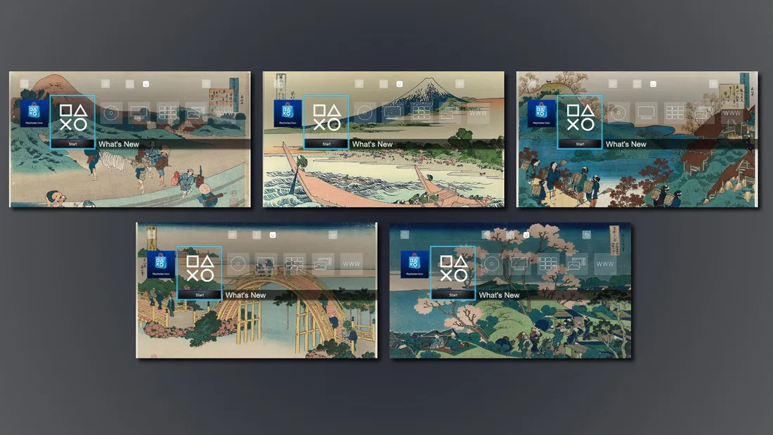 10 Images - 1800s Japanese Work Dynamic Theme