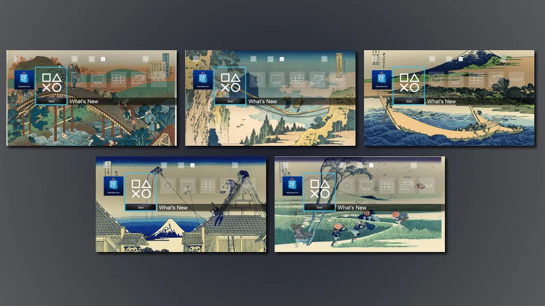 10 Images - 1800s Japanese Trade Dynamic Theme