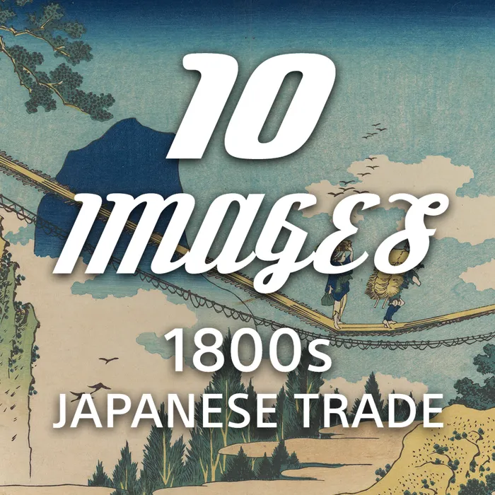 10 Images - 1800s Japanese Trade Dynamic Theme