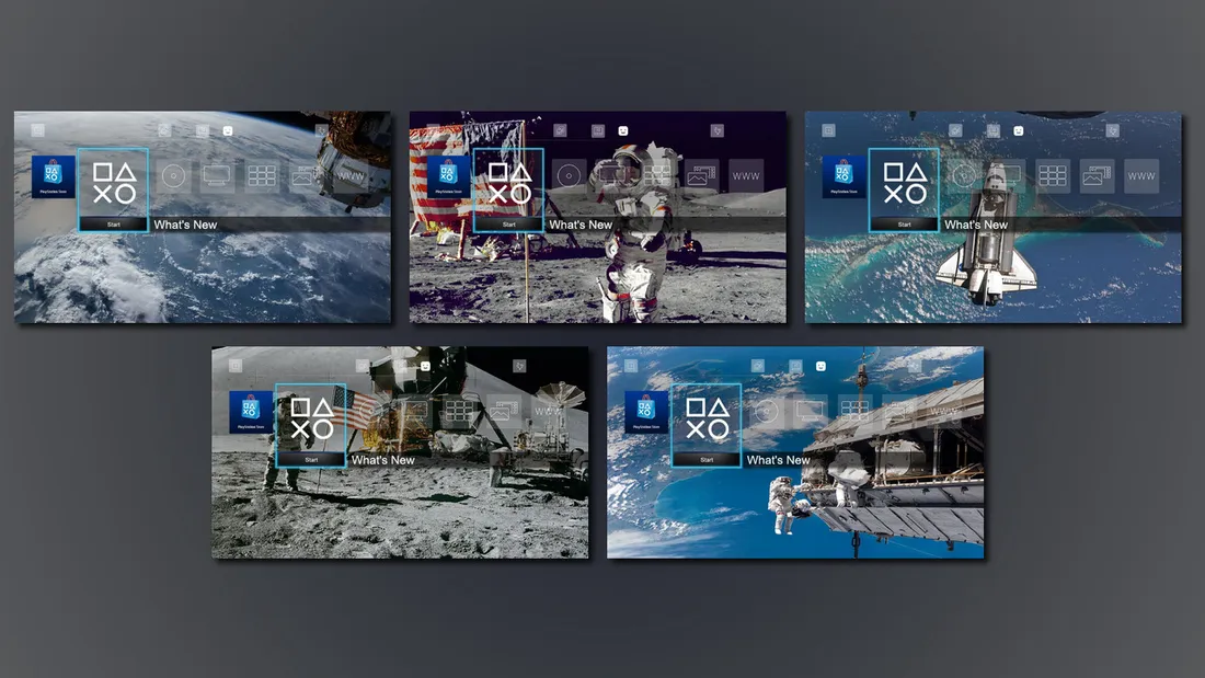10 Images - American Space Program Dynamic Theme