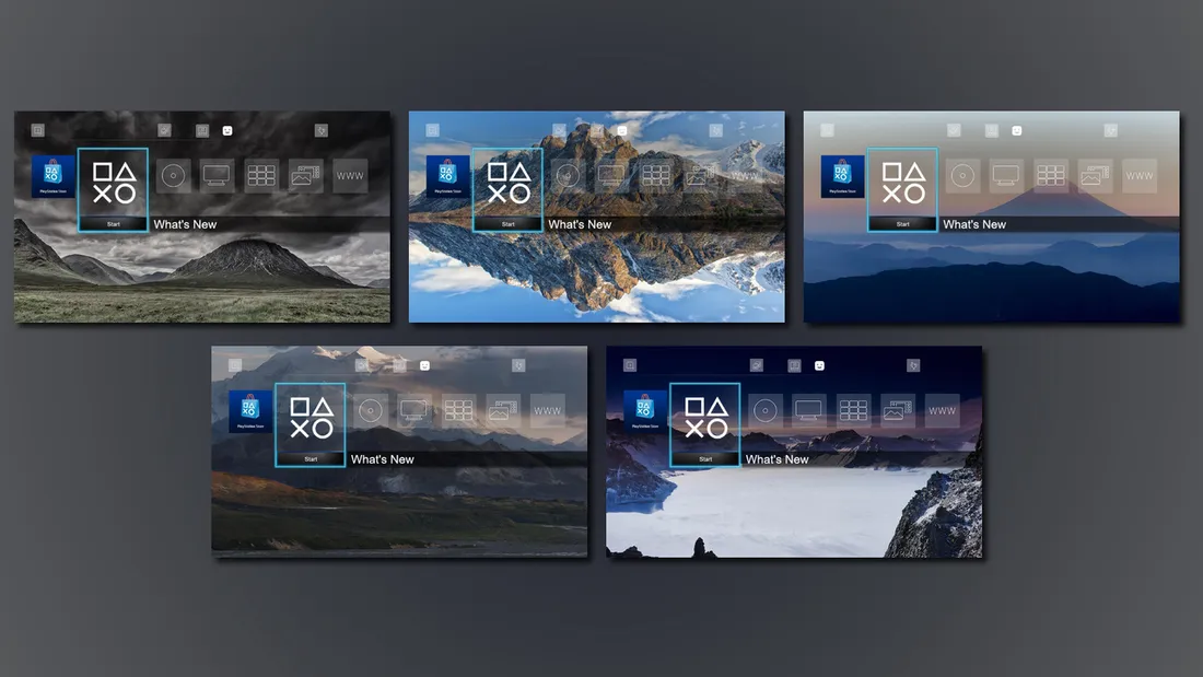 10 Images - Amazing Mountains Dynamic Theme