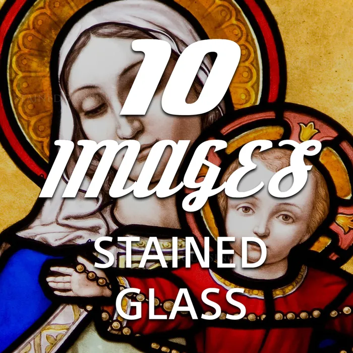 10 Images - Stained Glass Dynamic Theme