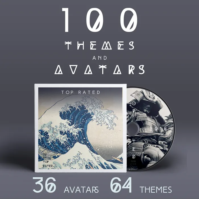 100 Premium Themes & Avatars Bundle