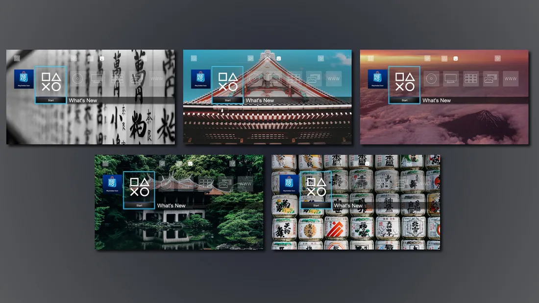 10 Images - Japanese Sights Dynamic Theme
