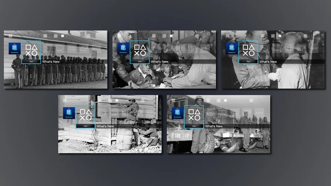 10 Images - American Soldiers Dynamic Theme