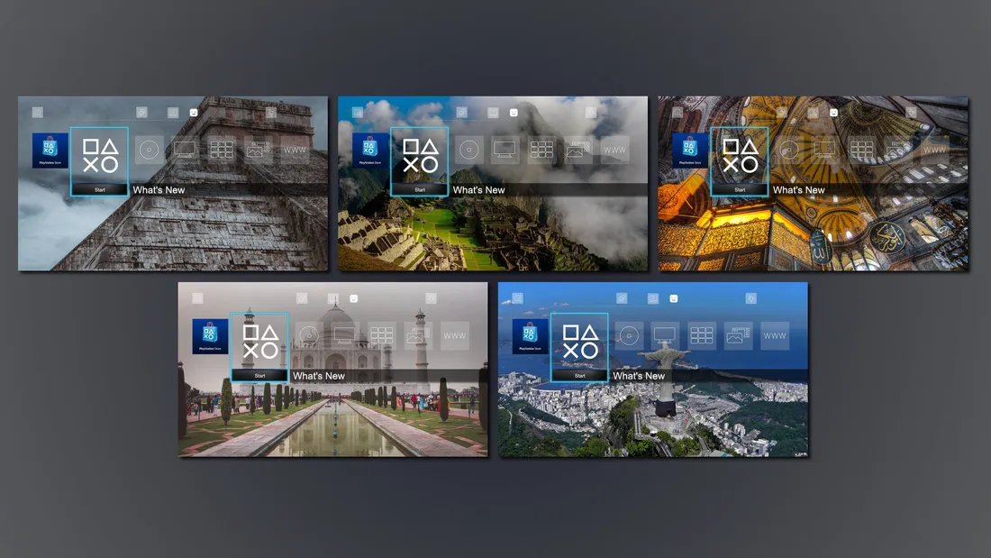10 Images - World Wonders Dynamic Theme