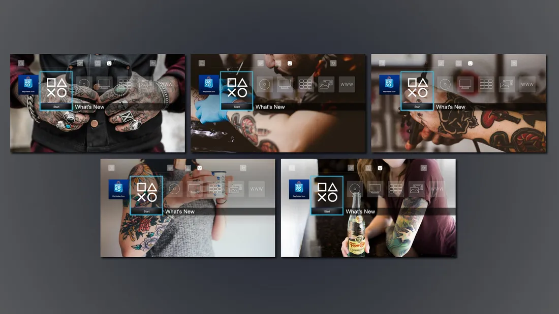 10 Images - War Paint Dynamic Theme