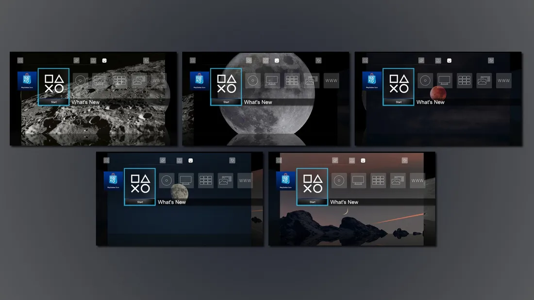 10 3D Images - Lunar Love Dynamic Theme