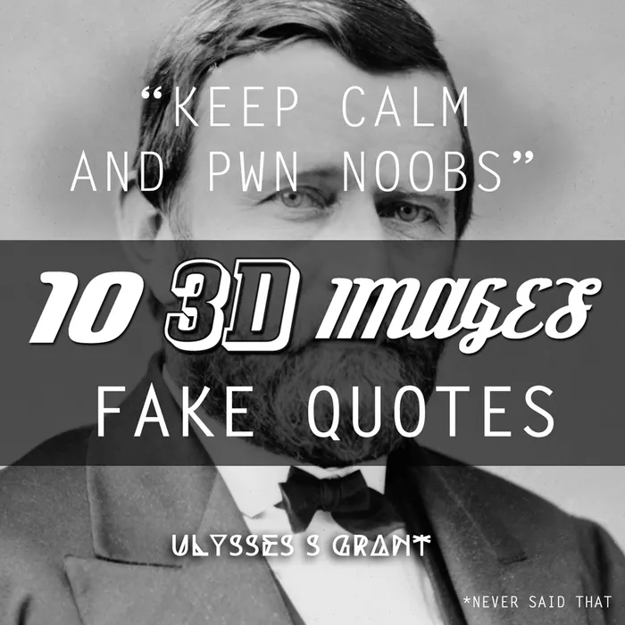 10 3D Images - Fake Quotes Dynamic Theme