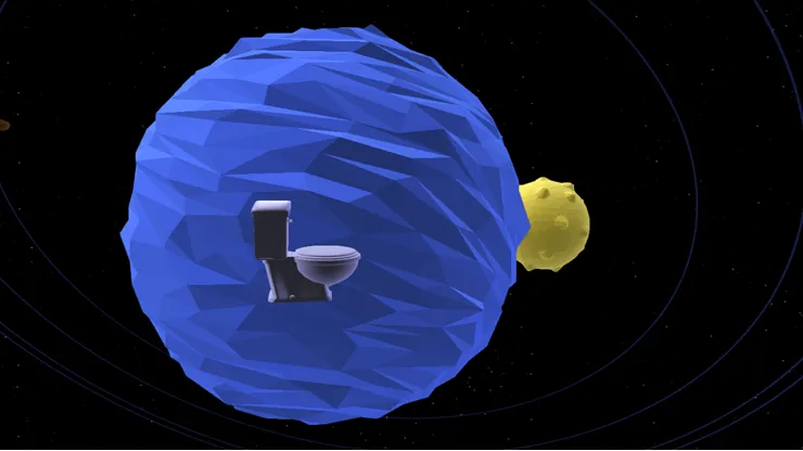Toilet Orbits Uranus