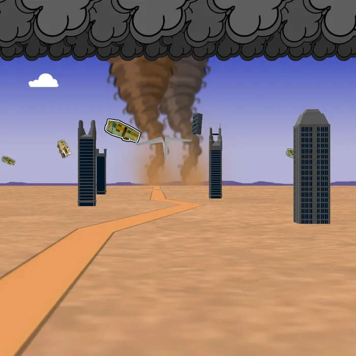 Desert Dust Devil of Doom Tornado