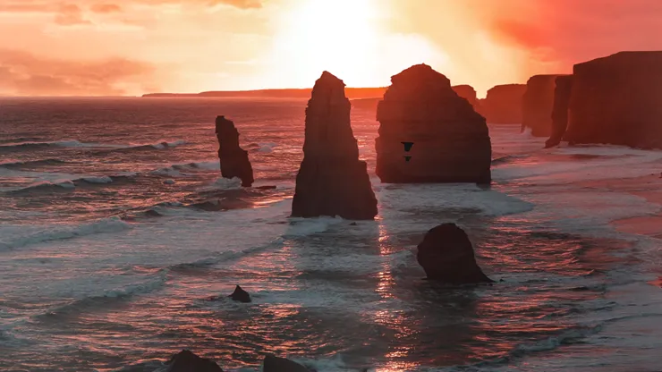 4K Sunset Parallax - Dynamic Theme
