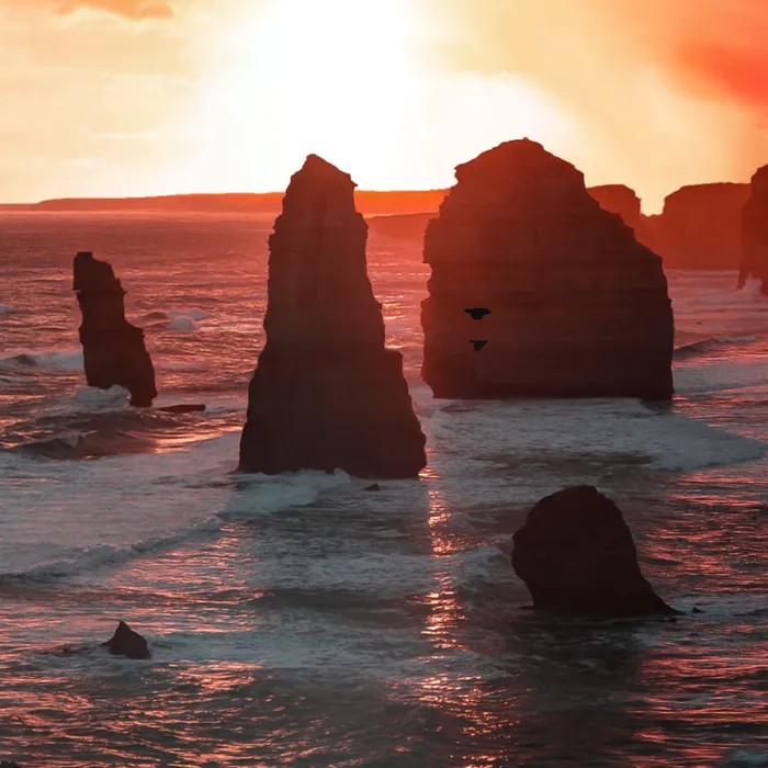 4K Sunset Parallax - Dynamic Theme
