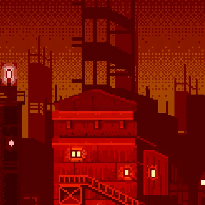 16bit City Wasteland - Red