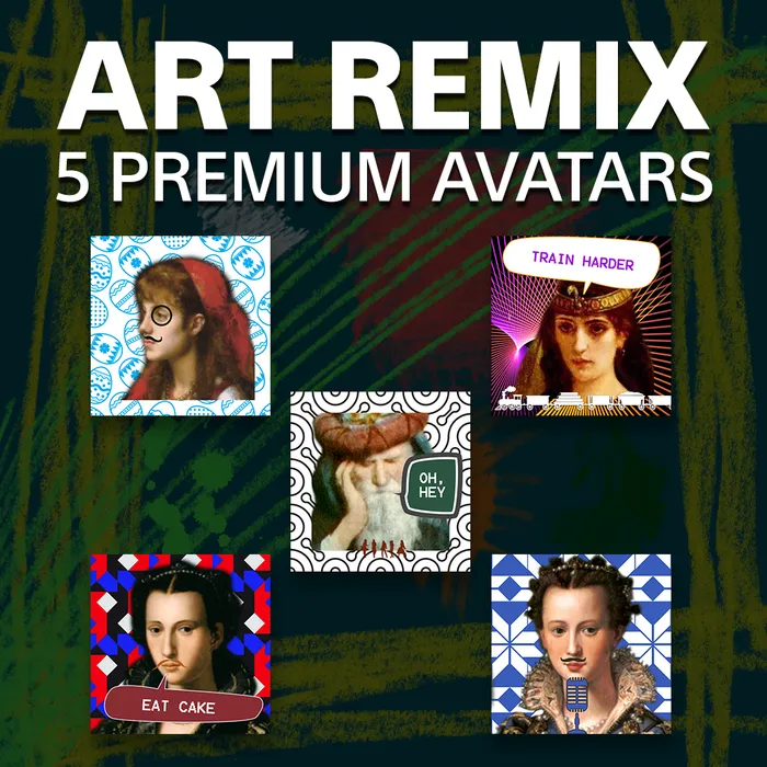 5 Art Remix Premium Avatars Bundle