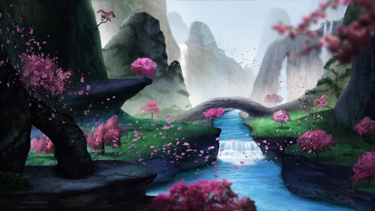 Sakura Paradise Chillax - Dynamic Theme