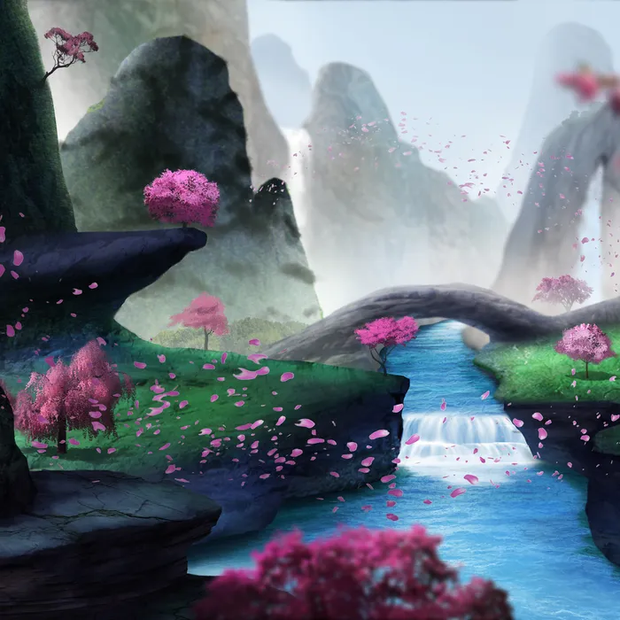 Sakura Paradise Chillax - Dynamic Theme