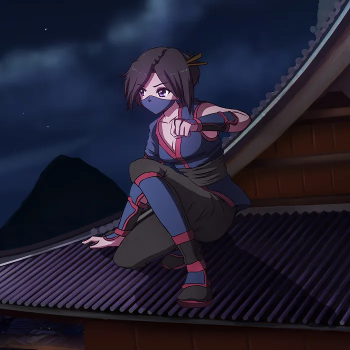 Akane the Lady Shinobi Lofi Chillhop - Dynamic Theme