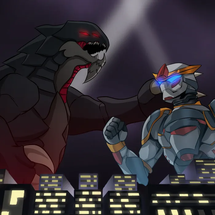 Alpha Robo-G VS Auguradon - Dynamic Theme