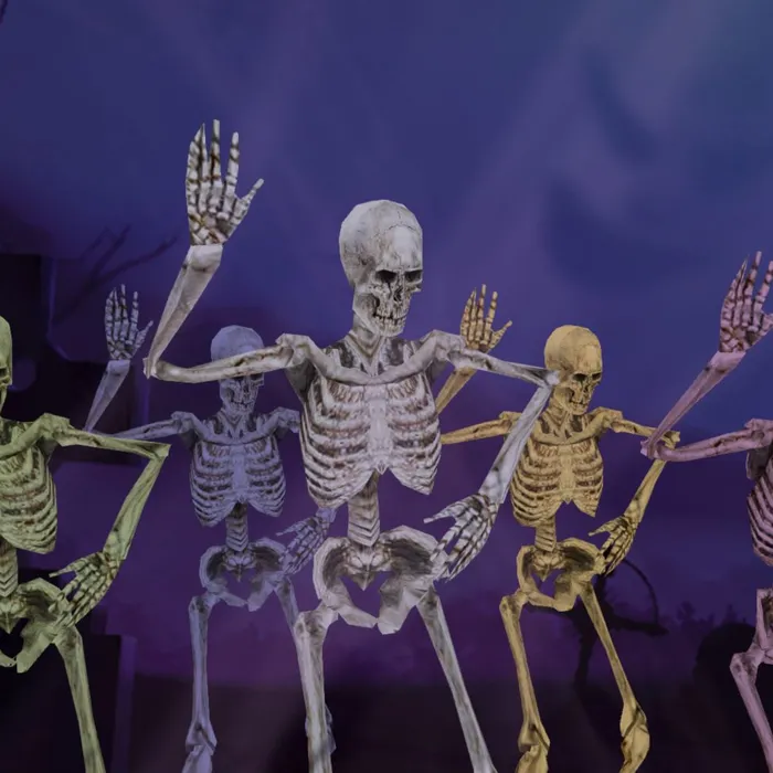 Skeleton Dance 4K Chill House - Dynamic Theme