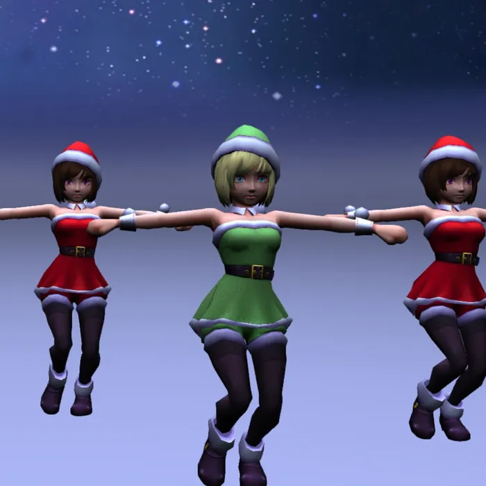 Santa Dance 4K Christmas and New Years  - Dynamic Theme