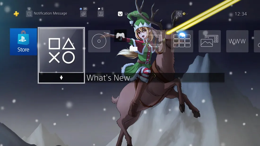 Astro Reindeer Patrol - Dynamic Theme