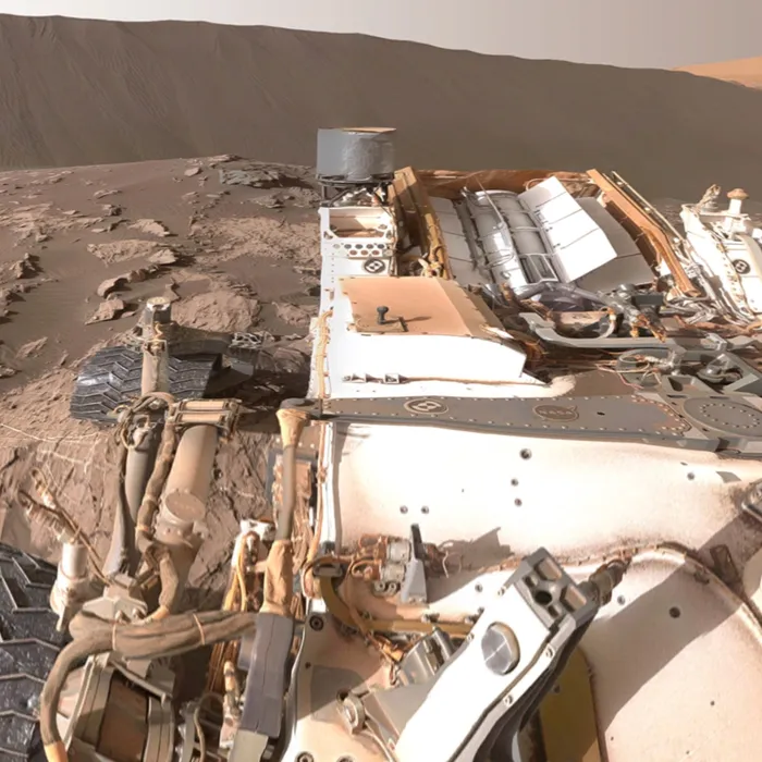 Arid Mars and Curiosity Rover - Dynamic Theme
