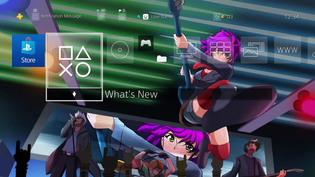 Artisan Retro Rock Band - Dynamic Theme