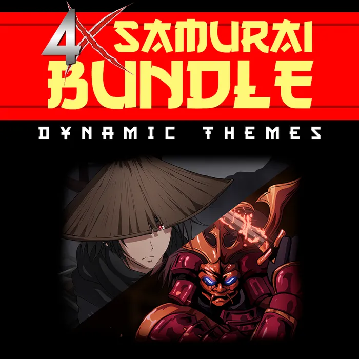 4X Samurai Dynamic Themes Bundle